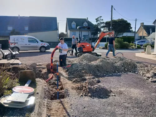 Encore des travaux au camping !